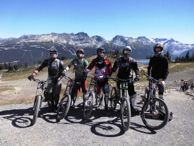 von links Michi, Flo, Max, Max, William