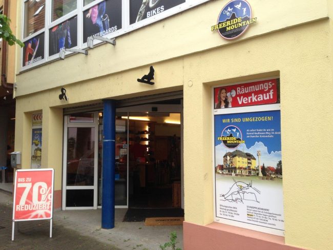 Schnäppchenmarkt alter FM Shop