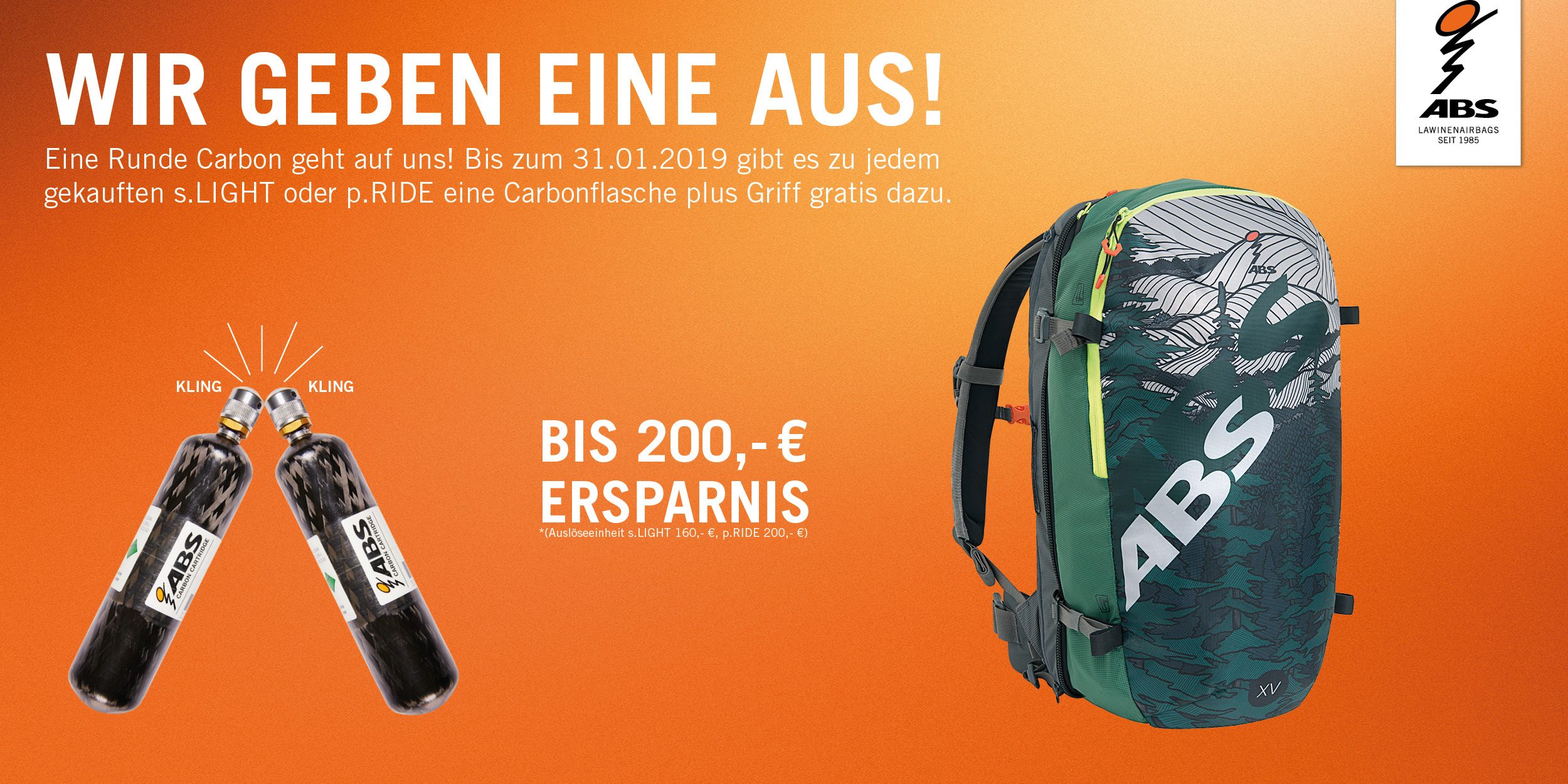 ABS wir geben einen aus